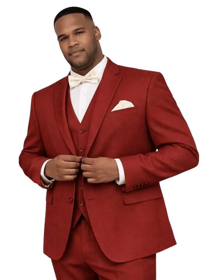 MONSIEUR HECTOR - Costumes 3 pièces - Modèle Louis, coloris terracotta - Lothaire