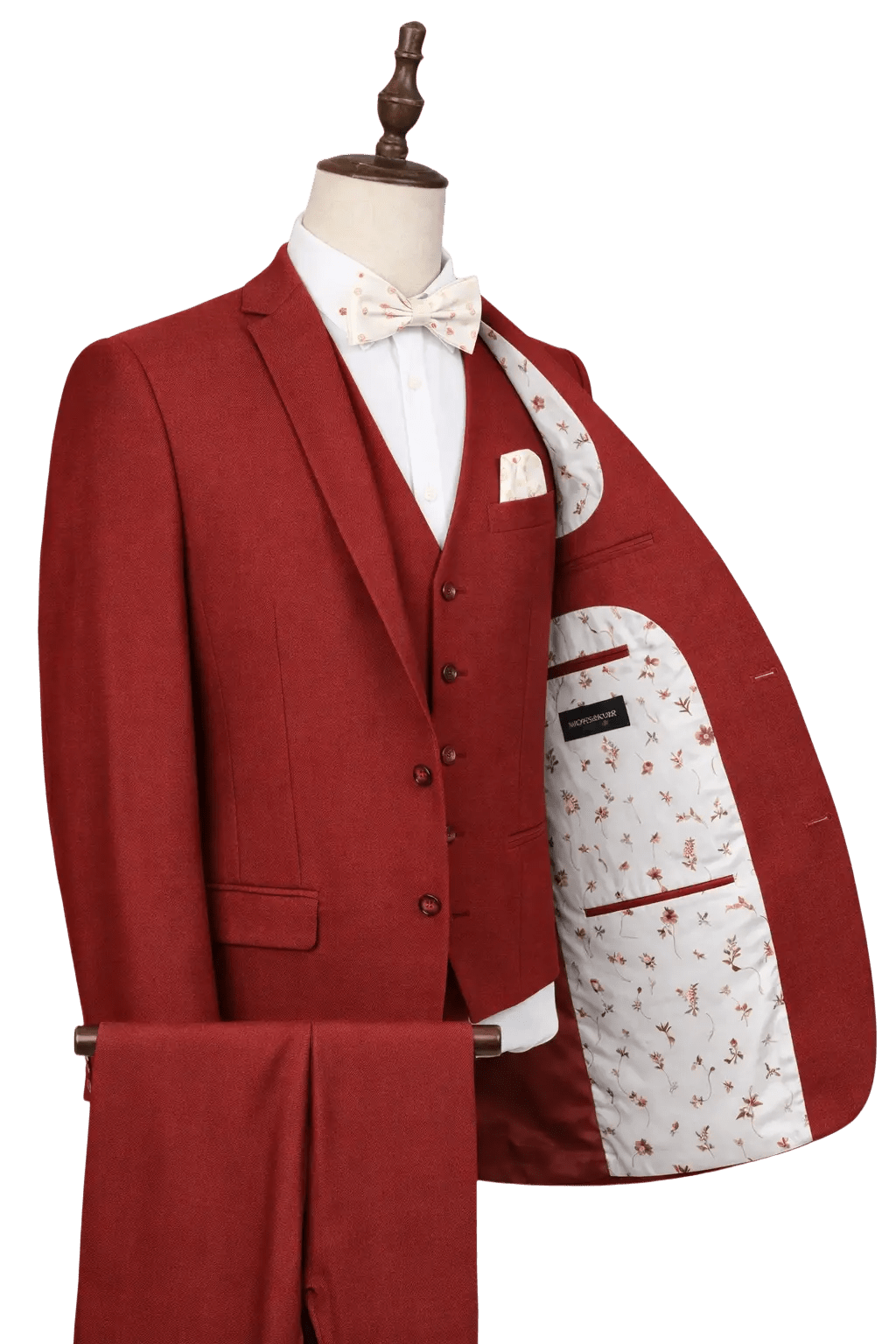 MONSIEUR HECTOR - Costumes 3 pièces - Modèle Louis, coloris terracotta - Lothaire