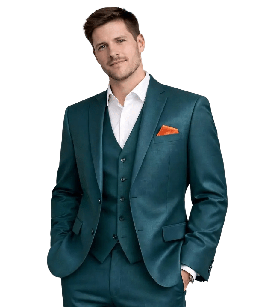 MONSIEUR HECTOR - Costumes 3 pièces - Modèle Louis, coloris vert - Lothaire