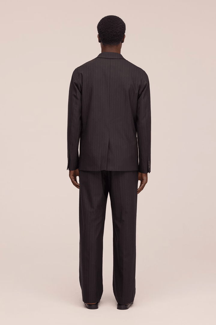 NN. 07 - Blazer croisé Jordin Brown Stripe - Lothaire