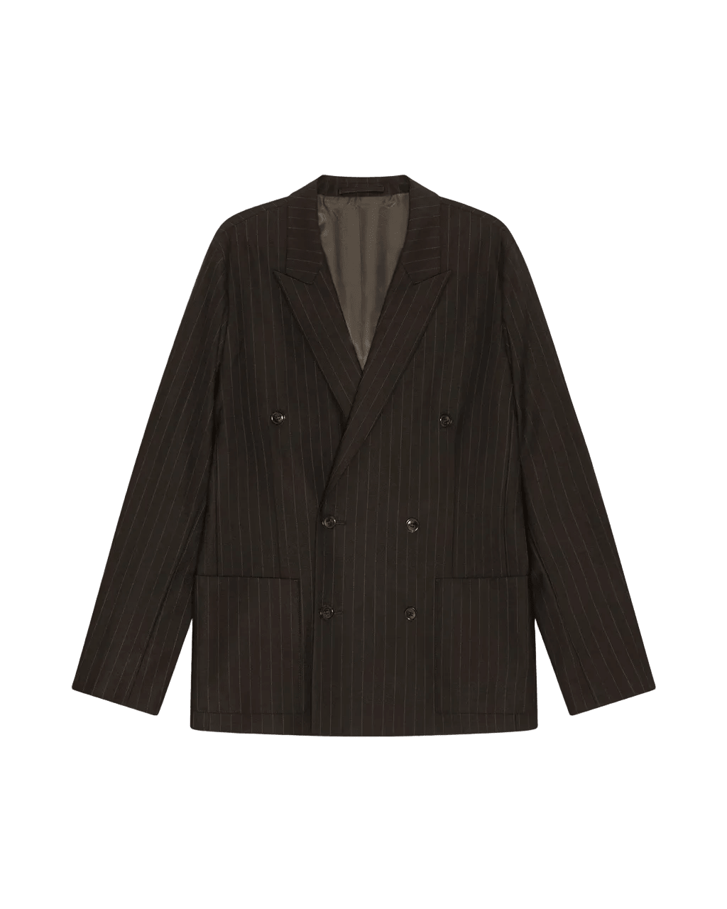 NN. 07 - Blazer croisé Jordin Brown Stripe - Lothaire
