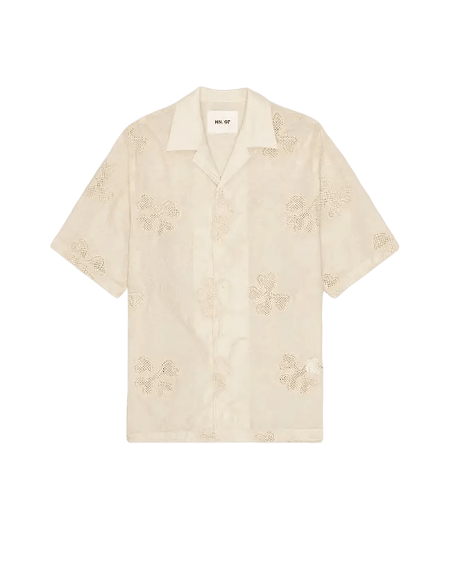 NN. 07 - Chemise Ben brodée Ivoire - Lothaire