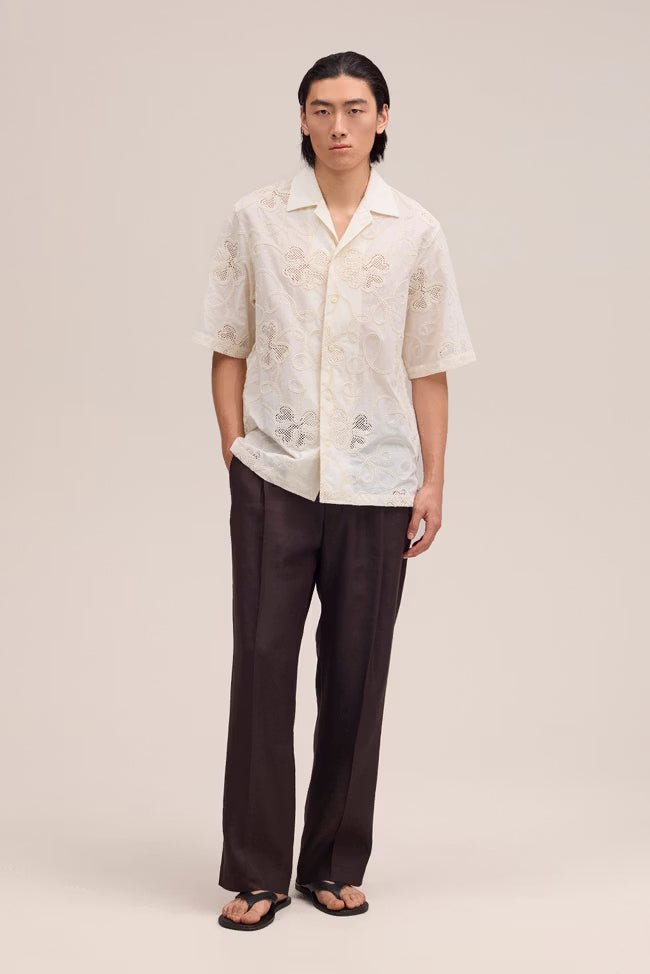 NN. 07 - Chemise Ben brodée Ivoire - Lothaire