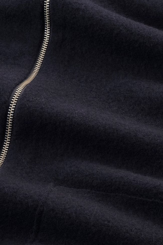 NN. 07 - Jonas Boiled Merino Wool Hybrid Bleu marine - Lothaire