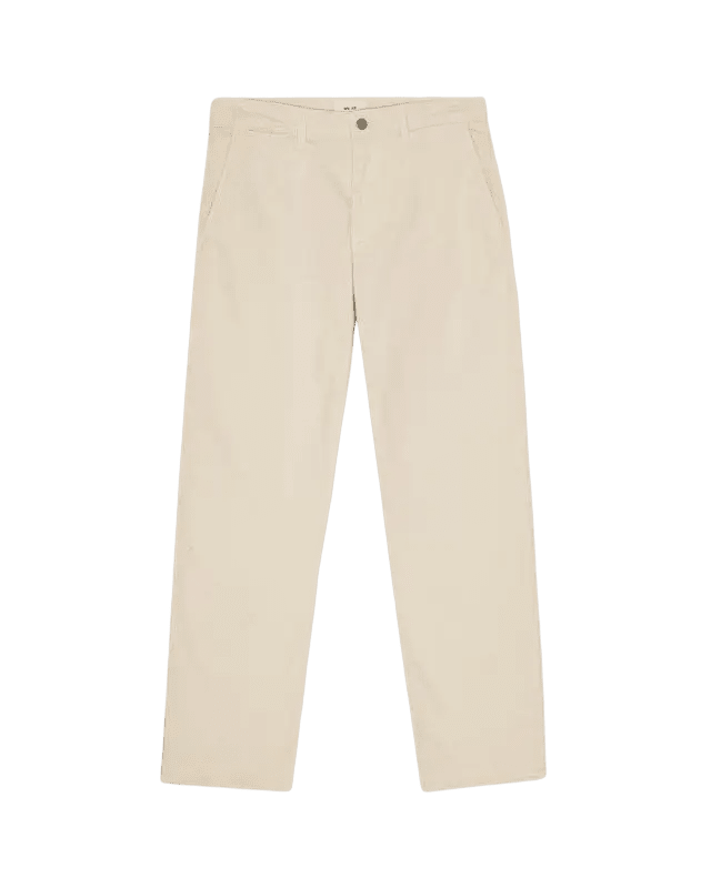 NN. 07 - Pantalon Aden Chino coupe droite classique Ivoire - Lothaire