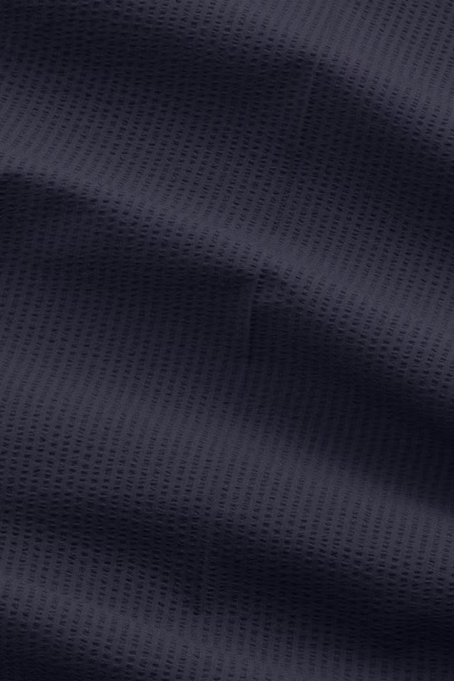 NN. 07 - Pantalon Billie Seersucker Bleu Marine - Lothaire