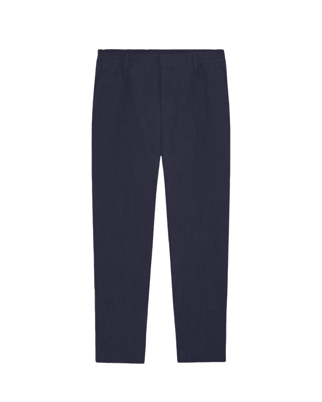 NN. 07 - Pantalon Billie Seersucker Bleu Marine - Lothaire