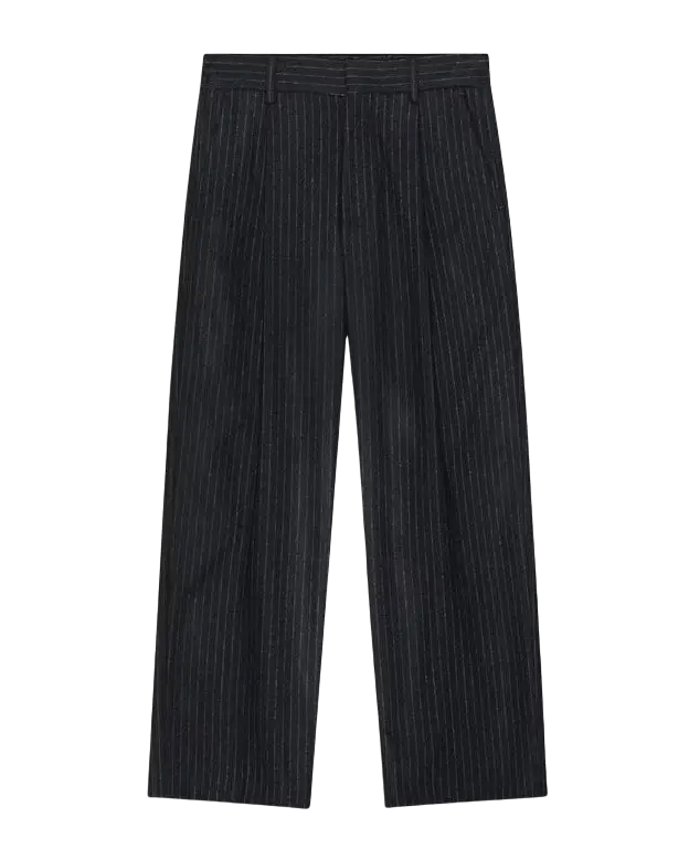 NN. 07 - Pantalons Kay Relaxed Fit Wool Blend Pant Bleu foncé - Lothaire