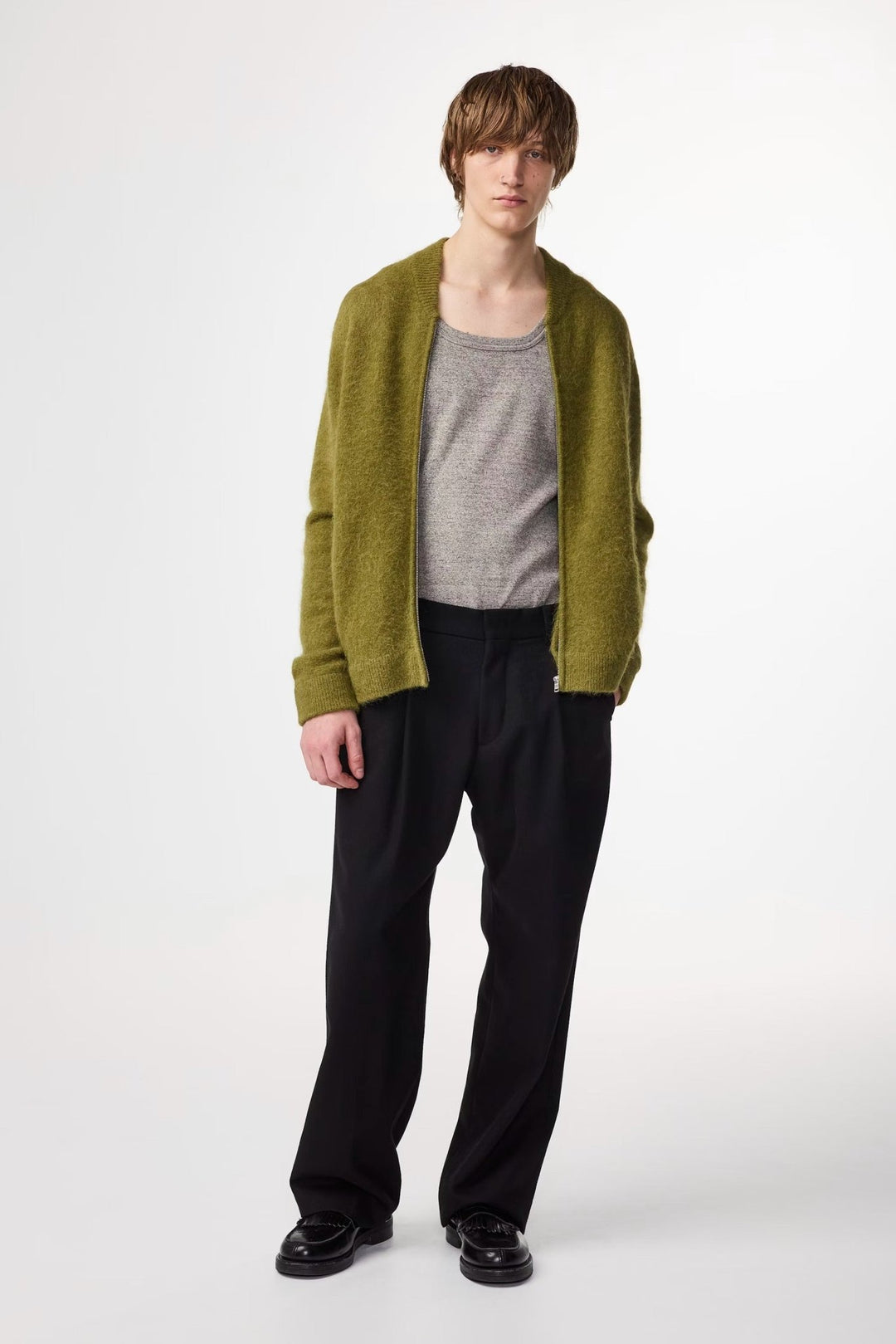 NN. 07 - Pantalons Kay Relaxed Fit Wool Blend Pant Noire - Lothaire