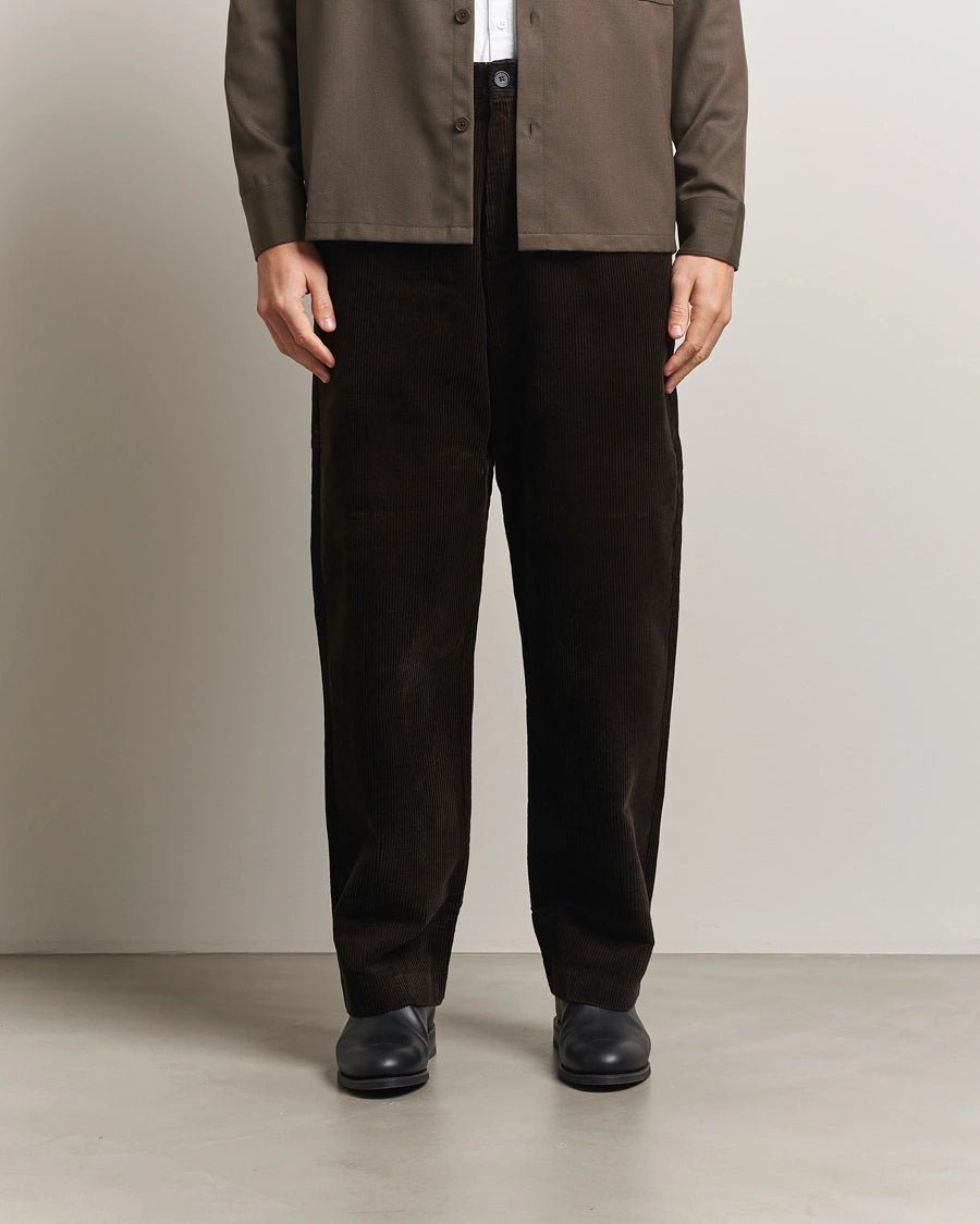 NN. 07 - Paw Relaxed Fit Corduroy Trousers Demitasse Marron foncé - Lothaire