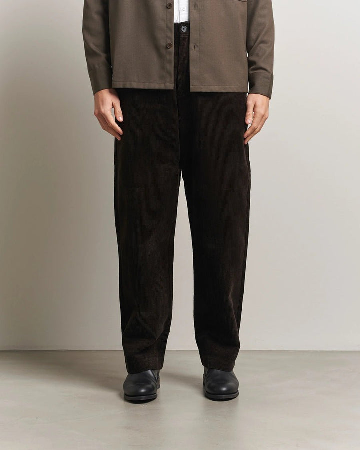 NN. 07 - Paw Relaxed Fit Corduroy Trousers Demitasse Marron foncé - Lothaire