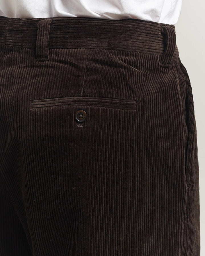 NN. 07 - Paw Relaxed Fit Corduroy Trousers Demitasse Marron foncé - Lothaire