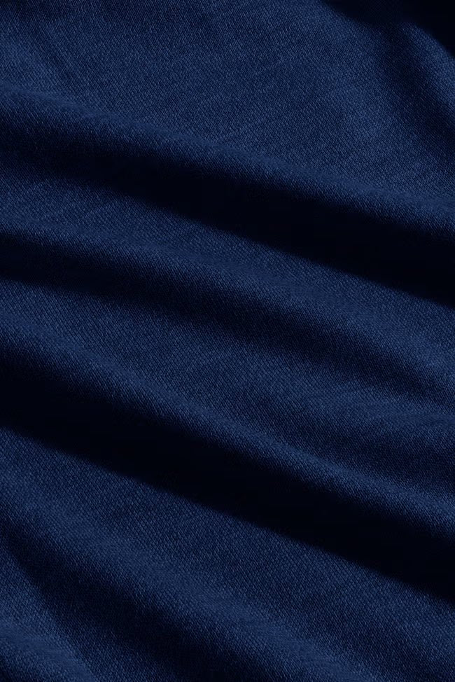 NN. 07 - Polo Emerson léger en laine mérinos Bleu marine - Lothaire