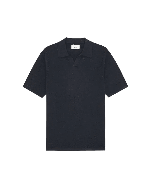 NN. 07 - Polo Paul à Coutures texturées Bleu marine - Lothaire