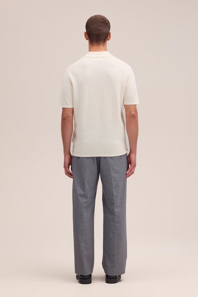 NN. 07 - Polo Paul à Coutures texturées Ivoire - Lothaire