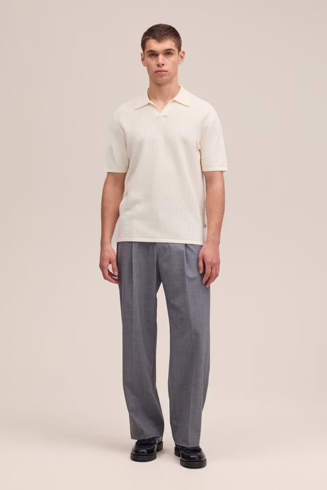 NN. 07 - Polo Paul à Coutures texturées Ivoire - Lothaire