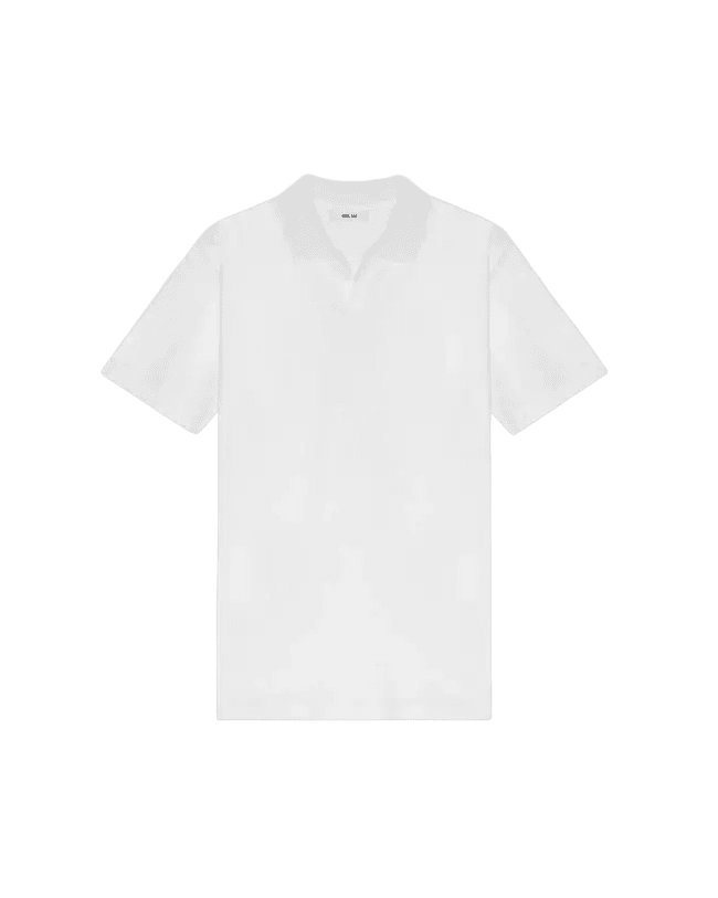 NN. 07 - Polo Paul en coton biologique à col ouvert Blanc - Lothaire