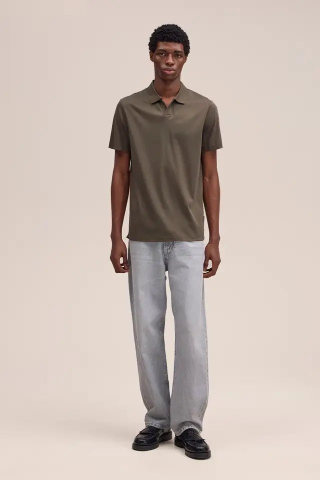 NN. 07 - Polo Paul en Coton Biologique Vert Câpre - Lothaire