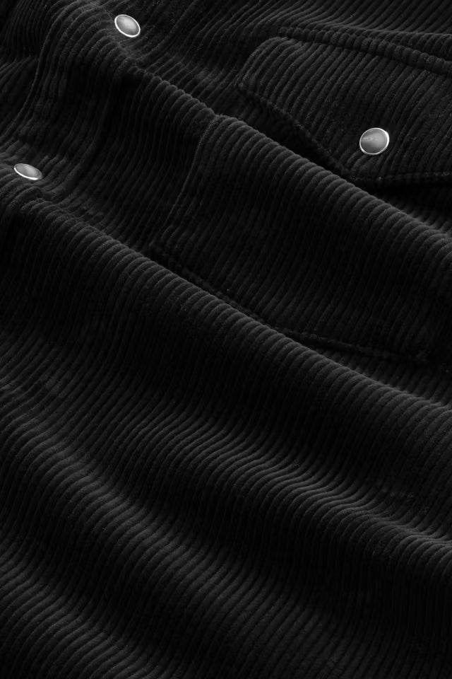 NN. 07 - Ricky Chemise en velours côtelé Noir - Lothaire