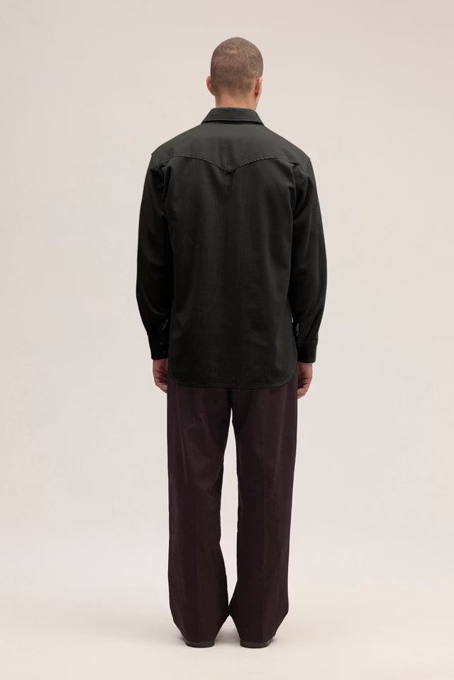 NN. 07 - Ricky Chemise en velours côtelé Noir - Lothaire