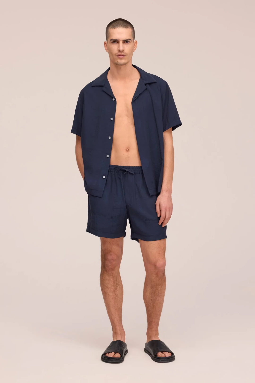 NN. 07 - Short Ryder en modal Deep Navy - Lothaire
