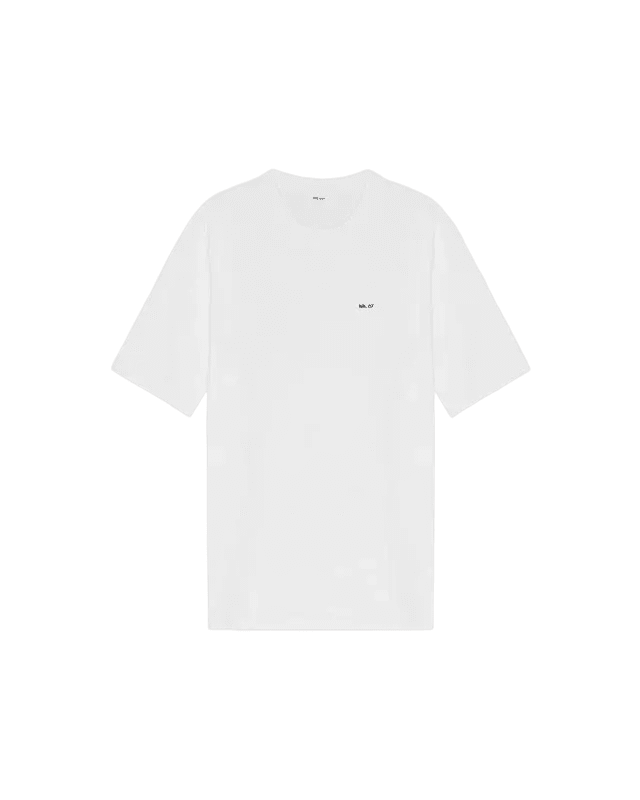 NN. 07 - T-shirt Adam Logo en Coton Pima Blanc - Lothaire