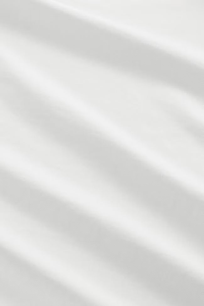 NN. 07 - T-shirt Percy en coton biologique coupe ajustée Blanc - Lothaire