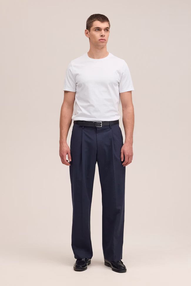 NN. 07 - T-shirt Percy en coton biologique coupe ajustée Blanc - Lothaire