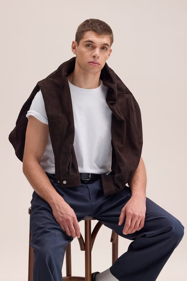 NN. 07 - T-shirt Percy en coton biologique coupe ajustée Blanc - Lothaire