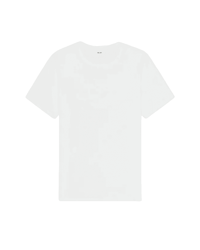 NN. 07 - T-shirt Percy en coton biologique coupe ajustée Blanc - Lothaire