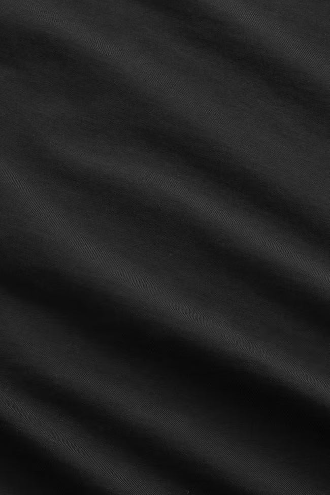 NN. 07 - T-shirt Percy en coton biologique coupe ajustée Noir - Lothaire