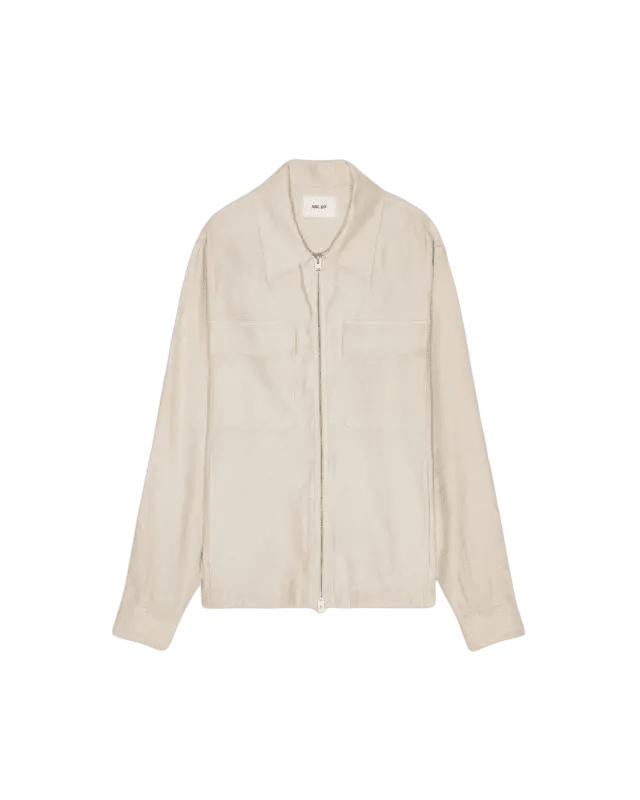 NN. 07 - Veste Alban Mélange hybride de lin Ivoire - Lothaire