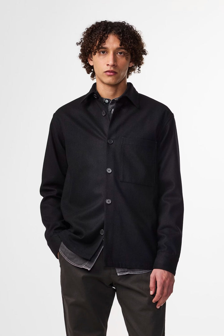 NN. 07 - Veste Freddy Wool blend Hybrid Noir - Lothaire