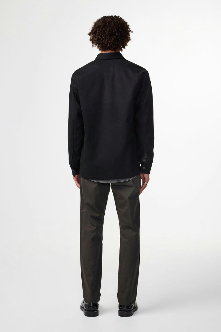 NN. 07 - Veste Freddy Wool blend Hybrid Noir - Lothaire