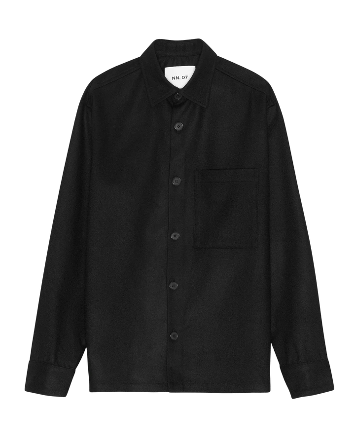 NN. 07 - Veste Freddy Wool blend Hybrid Noir - Lothaire