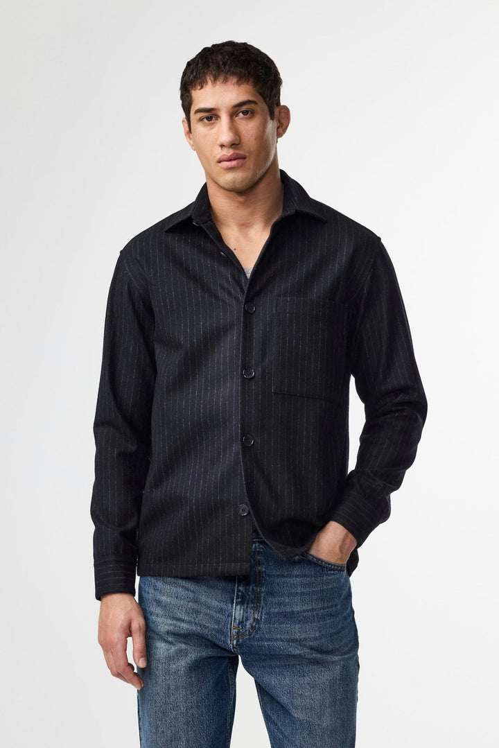 NN. 07 - Vestes Freddy Wool blend Hybrid Bleu foncé - Lothaire