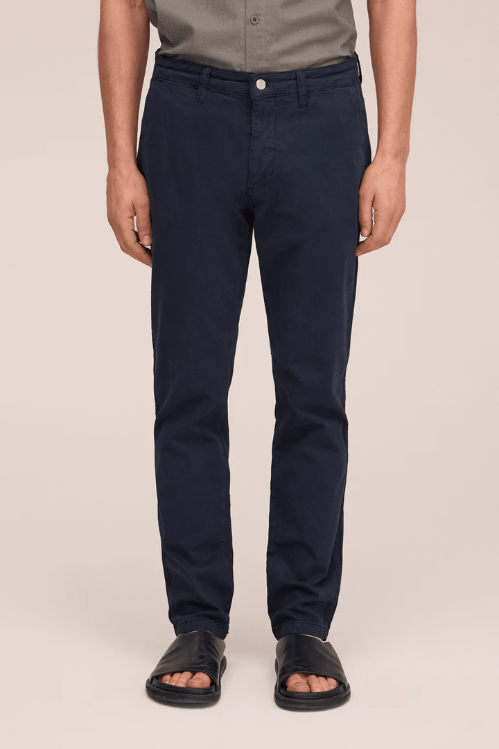 NN.07 - Pantalon chino slim en coton stretch Bleu marine - Lothaire