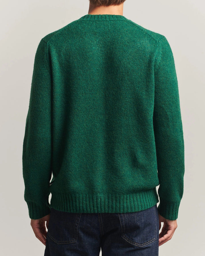 NN.07 - Pull Lee en laine mélangée Vert Eden - Lothaire