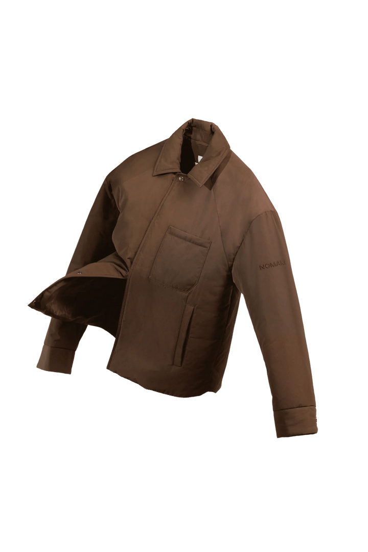 NOMAKA - Blouson rembourré léger Vial Marron - Lothaire