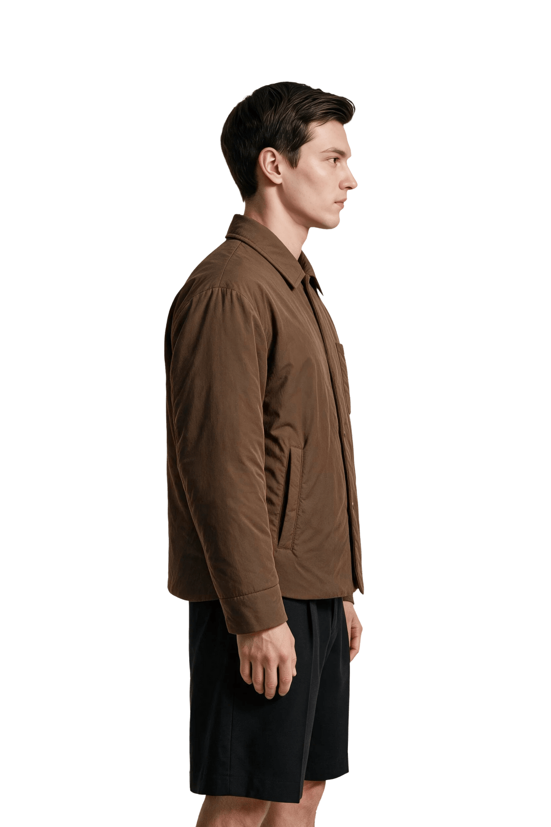 NOMAKA - Blouson rembourré léger Vial Marron - Lothaire