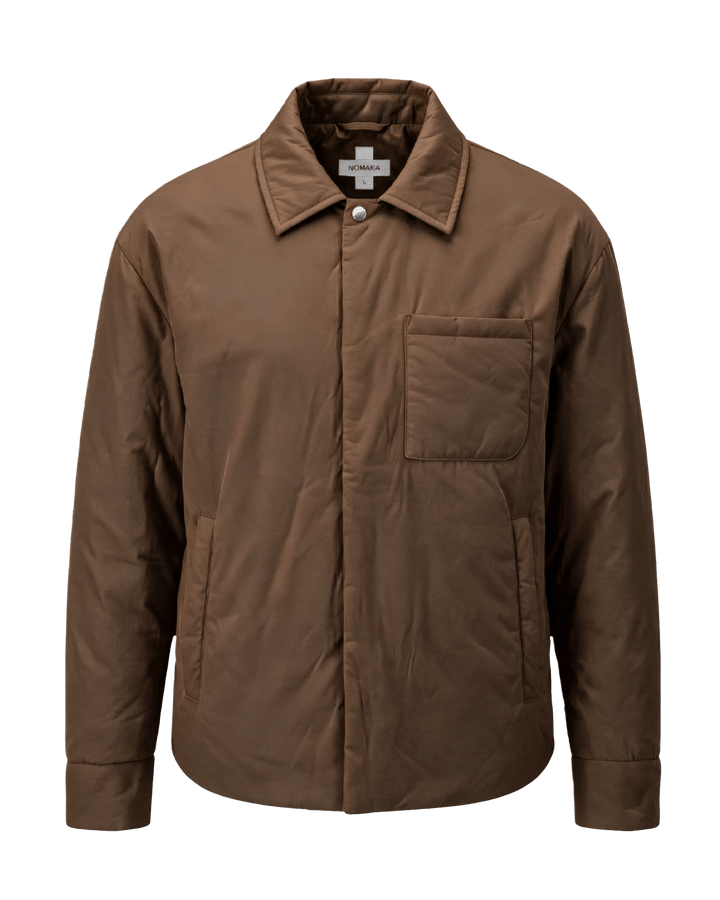 NOMAKA - Blouson rembourré léger Vial Marron - Lothaire