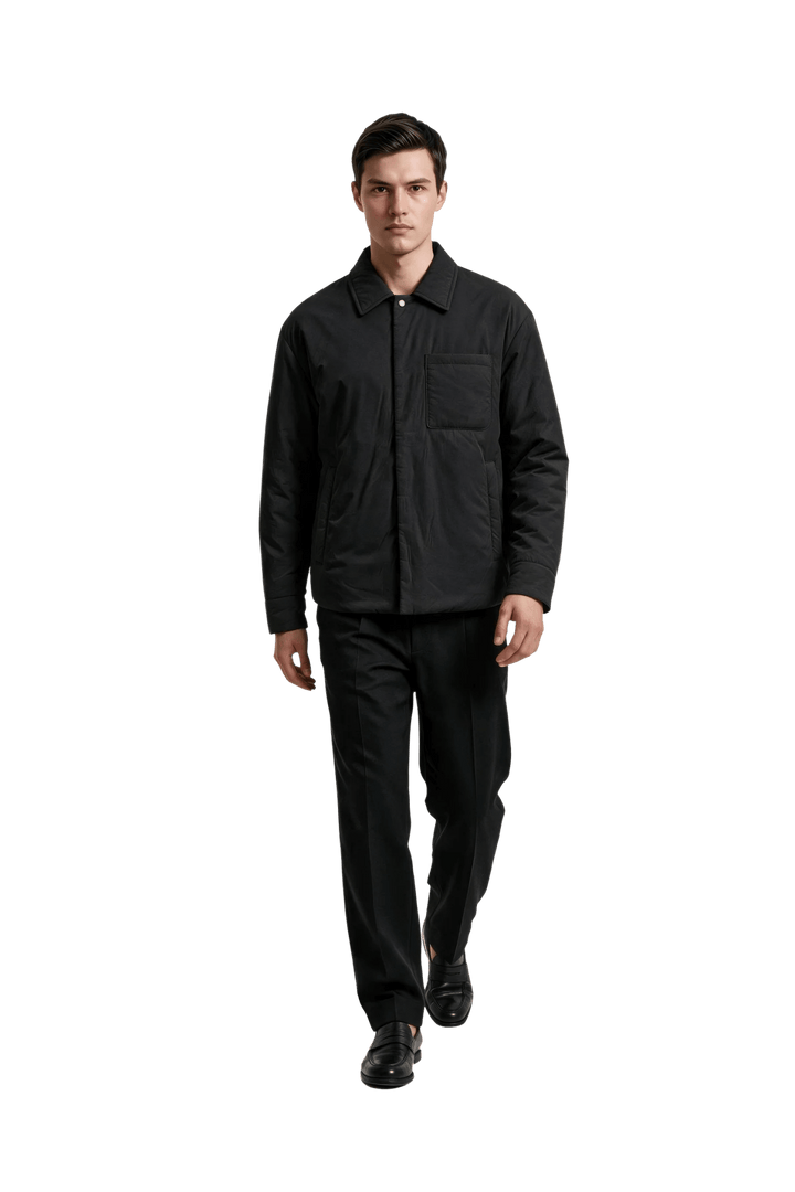 NOMAKA - Blouson rembourré léger Vial Noir - Lothaire