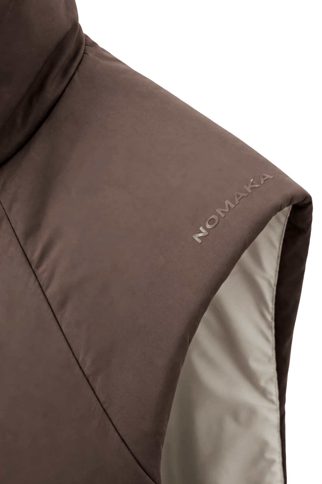 NOMAKA - Gilet léger Alvier Marron/Blanc - Lothaire