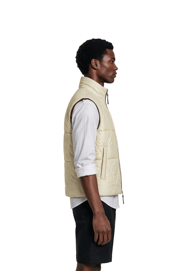 NOMAKA - Gilet léger Alvier Marron/Blanc - Lothaire