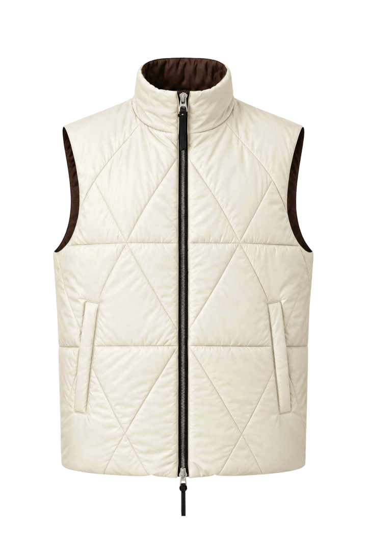 NOMAKA - Gilet léger Alvier Marron/Blanc - Lothaire