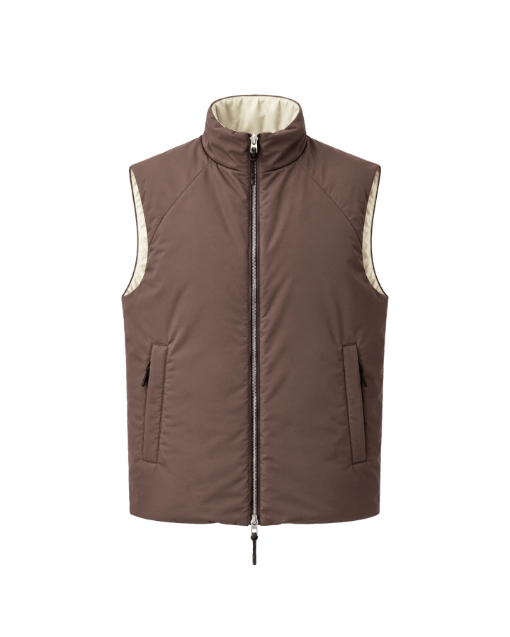 NOMAKA - Gilet léger Alvier Marron/Blanc - Lothaire