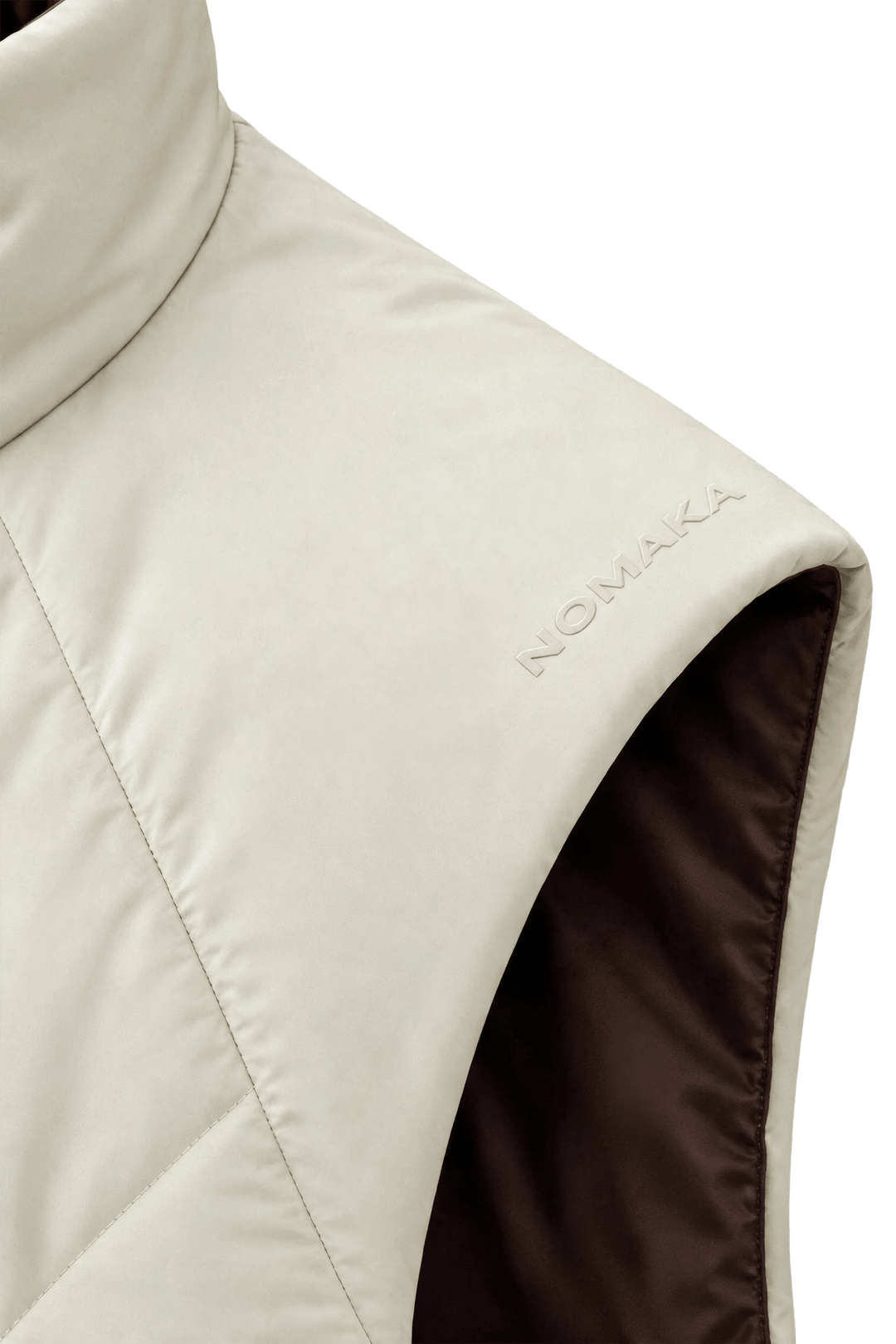 NOMAKA - Gilet léger Alvier Marron/Blanc - Lothaire