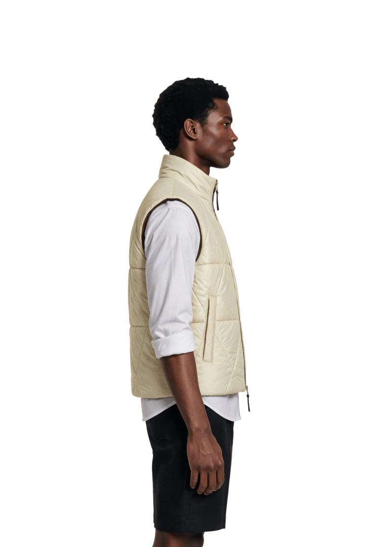 NOMAKA - Gilet léger Alvier Marron/Blanc - Lothaire