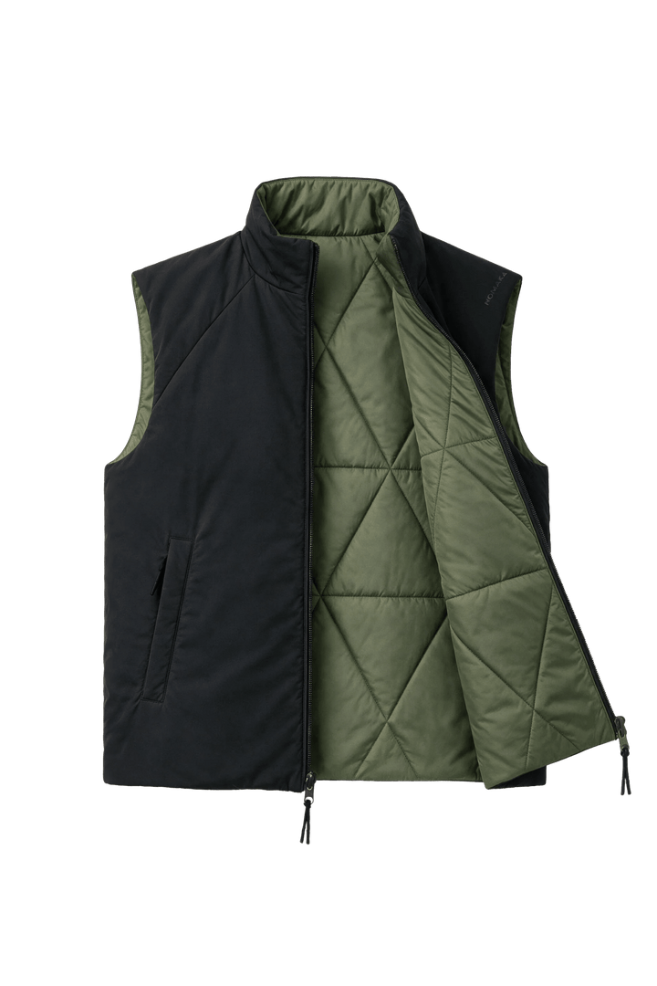 NOMAKA - Gilet léger Alvier Noir/Vert - Lothaire