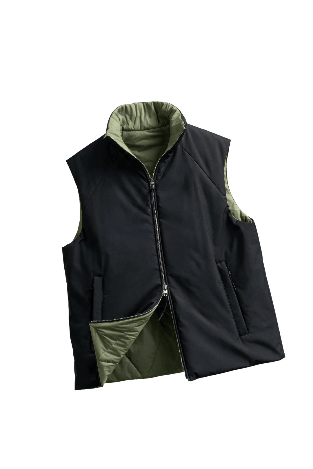 NOMAKA - Gilet léger Alvier Noir/Vert - Lothaire